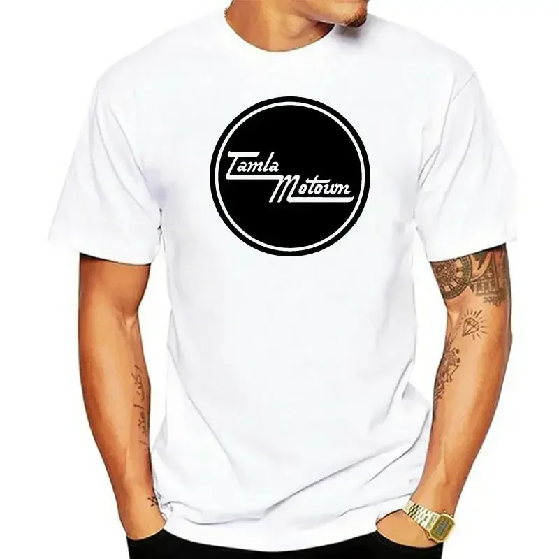 T Shirt Tamla Records Motown Music Records Cool Hip Classic Retro oversized t shirt men anime clothes men clothing tshirts  men