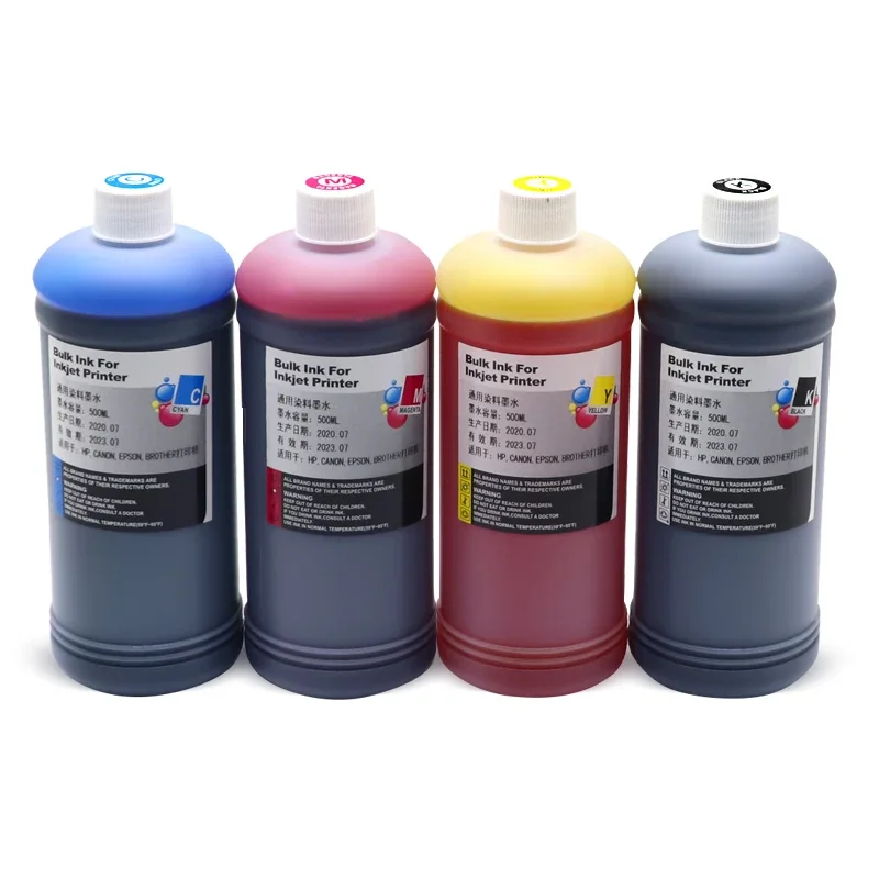 500ml Dye Ink for HP 10 82 for HP Designjet 500 500ps 800 800ps 100 110 70 K550 K5400 K8600 printer Ink 10 11 82 88