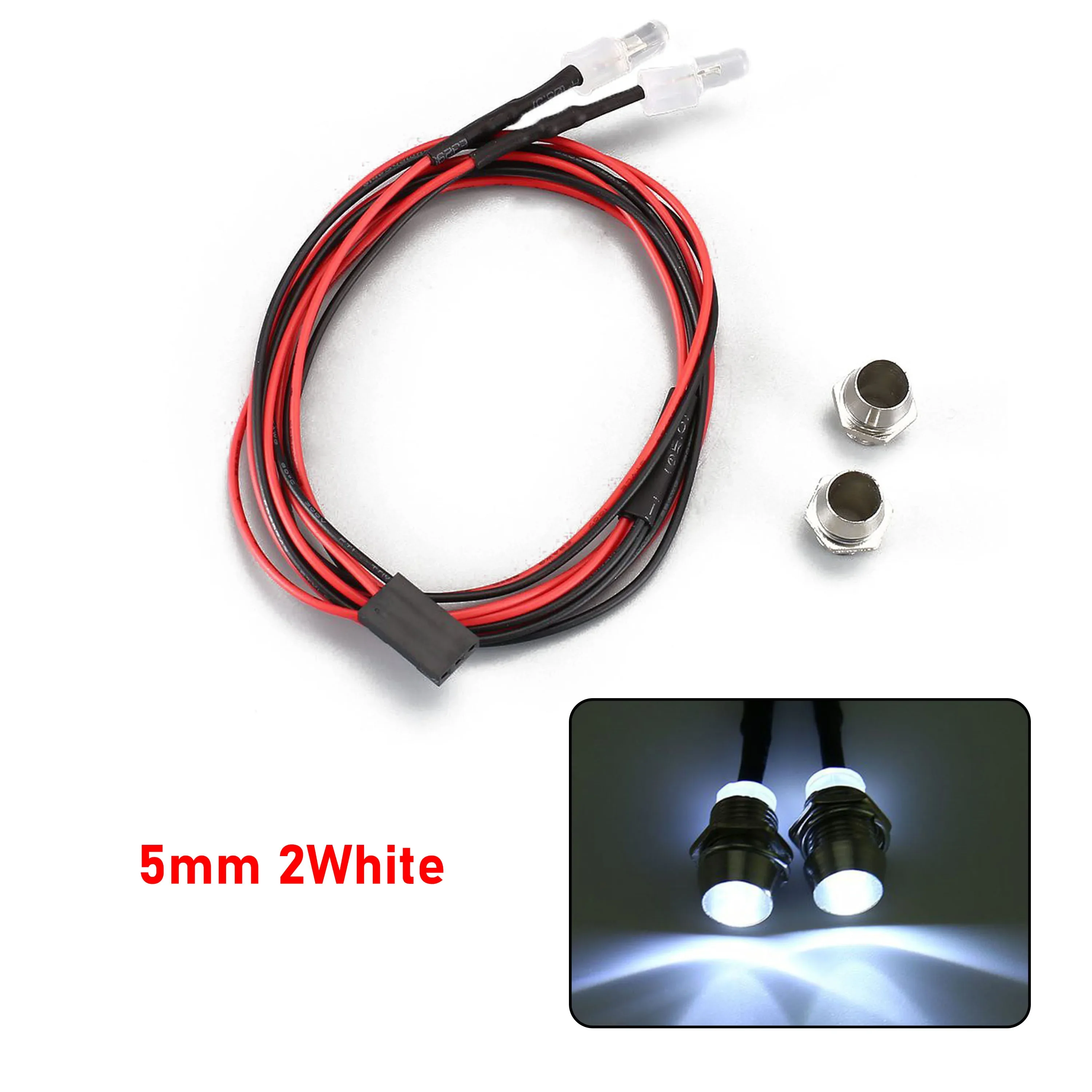RC LED Licht Kit Scheinwerfer für 1/10 1/8 1/12 RC Auto Lkw Crawler Drift Auto Scheinwerfer Rücklicht TRAXXAS HSP HPI MN99 MN90 Wltoys