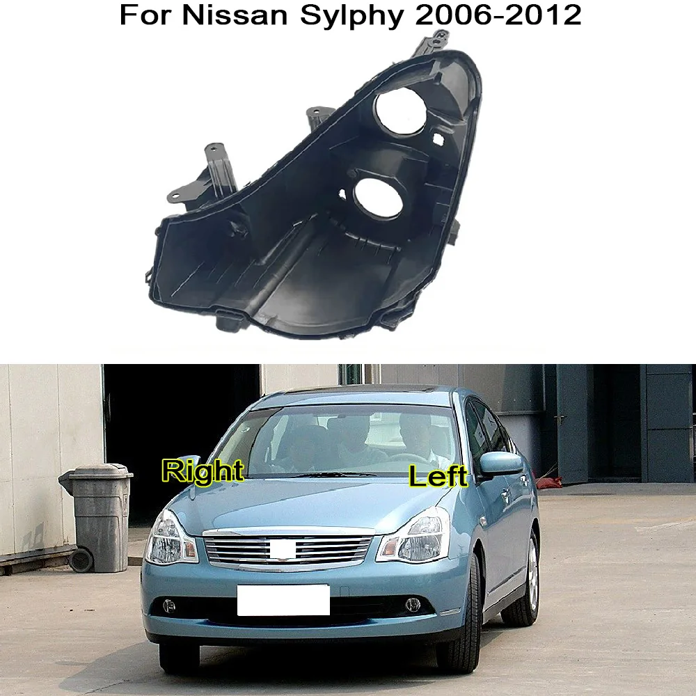 

For Nissan Sylphy 2006-2012 Car Front Light Base Pedestal Polypropylene Headlights Bottom Case Fit Headlight Underside Shell