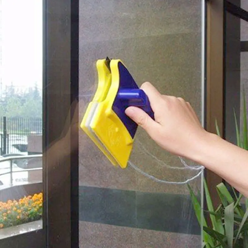 Window Cleaner Double Glazing Magnet Glass Cleaning Tool Magnetic Double Glazed Window Wiper Cleaner Automatic Water Discharge