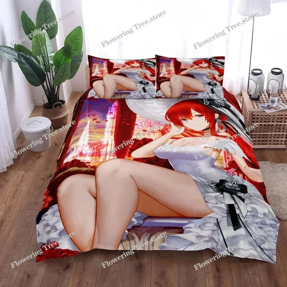 Azur Lane Duvet Cover Set King Queen Double Full Twin Single Size Bed Linen Set