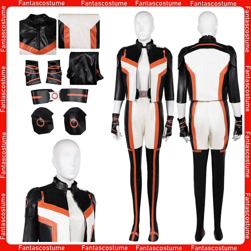 

Hawkgirl Cosplay Costume Shiera Disguise Movie Sanders Women Jumpsuit Coat Gloves Belt Outfits for Halloween Carnival Party