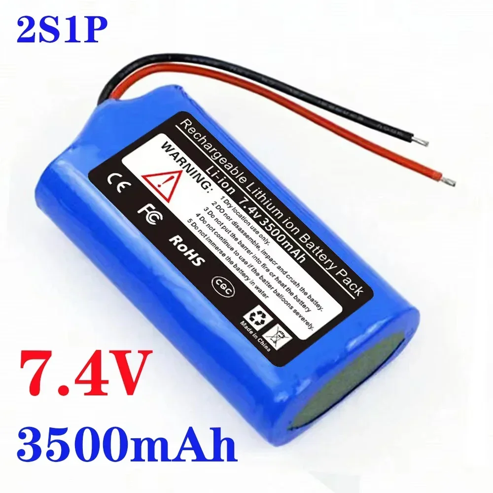 7.4V 3500mAh 2S1P Original Large Capacity Rechargeable Lithium-Ion Battery with PCB Protection Board