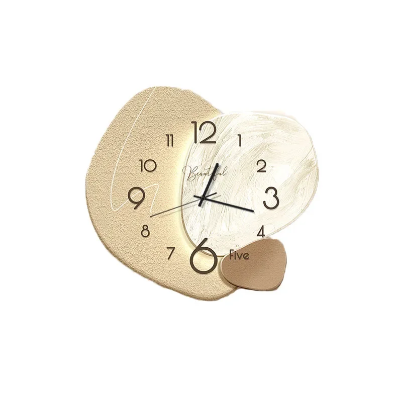 Digital Modern Wall Clock Unusual Nordic Minimalist Creative Wall Watch Fashion Luminous Horloge Murale Living Room Decoration