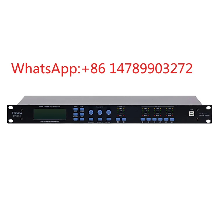 192KHz High Sampling DSP Processor Stage Studio Live Broadcast Sound Equipment