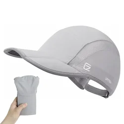 GADIEMKENSD-Boné de beisebol respirável para homens e mulheres, secagem rápida, ultra fino, chapéu snapback dobrável, ao ar livre, montanhismo, caminhada