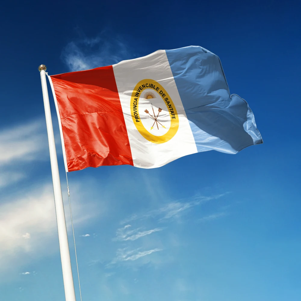3x5 Ft Santa Fe Flag Vivid Color and Fade proof The Jujuy flags of Argentina Polyester with Brass Grommets 3 X 5 Ft
