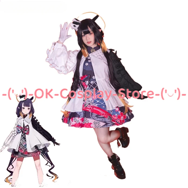 

Ninomae Inanis Cosplay Costume Vtuber Cosplay Dress Halloween Carnival YouTuber Clothing Anime Outfit Custom Made