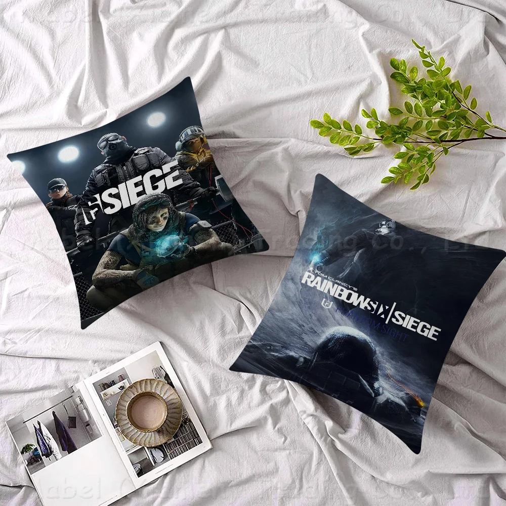 Game Siege-R-Rainbow-S-Six R6 Pillow Anime Pillow Sofa Bed Head Pillow Cover Cushion Cover 45x45 Cm Fashion