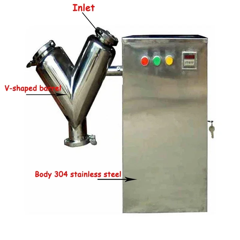 1PC VH2 Hoge Efficiënte Mixer Machine Rvs Mini Materiaal Mix Machine Poeder Mix Blender Machine 220V