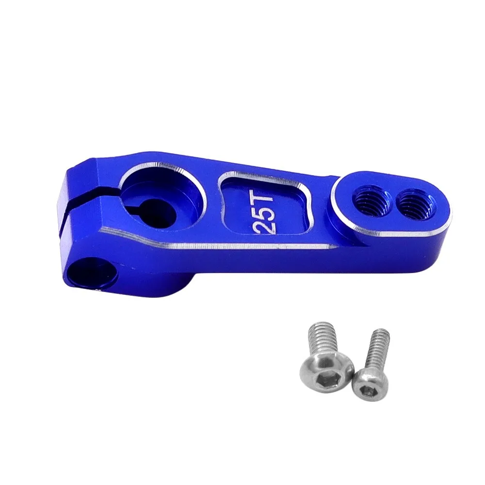 Metal 25t Steering Arm Servo Horn 7075 For 1/10 RC Crawler Axial Scx10 Yikong Rgt Rc4wd Trax Trx4 Trx-6 Parts