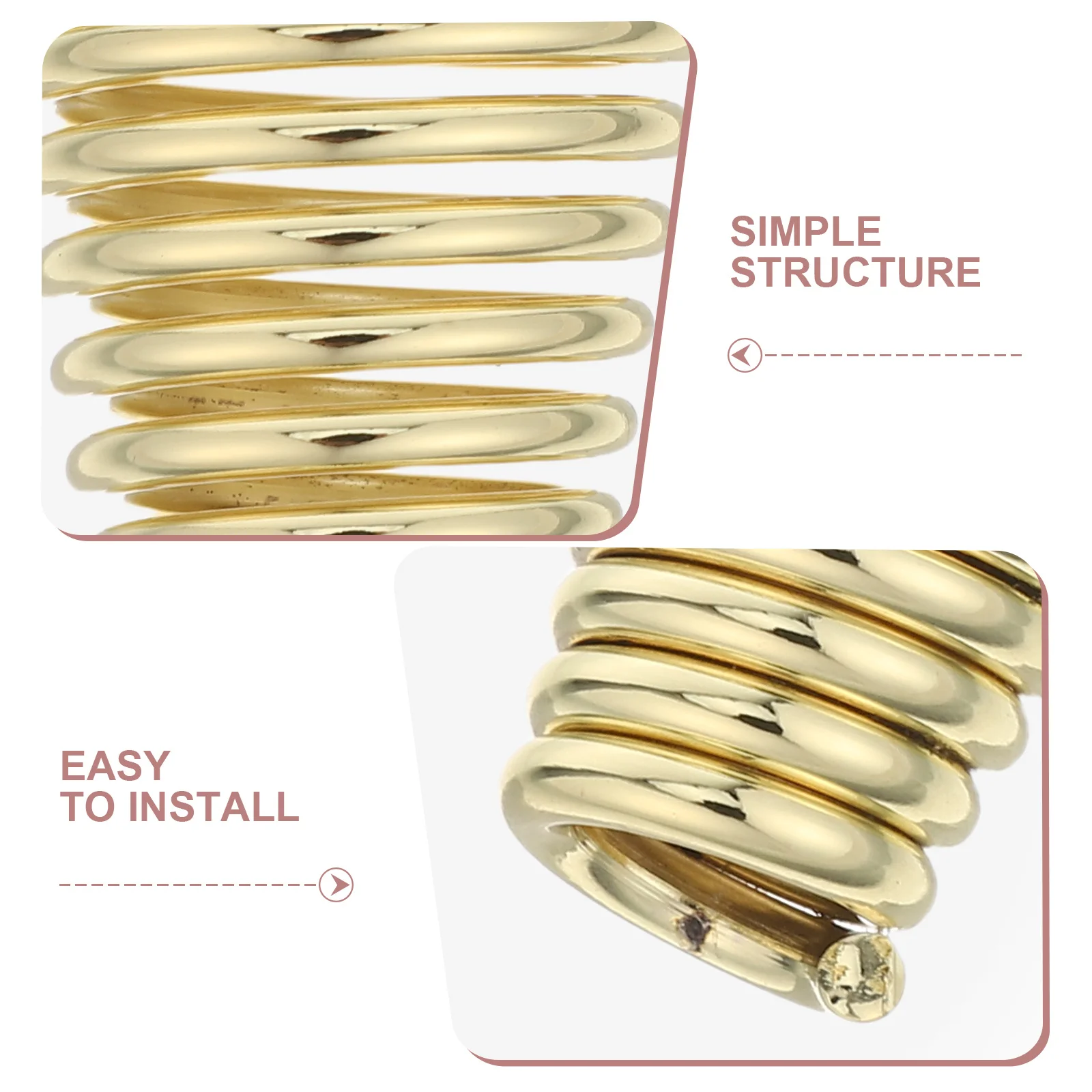 Sprężynowy uchwyt do pieca ze stali nierdzewnej, kształt bębna, zamiennik do kominka, grilla, pieca, kotła, wędzarni, na pellet, drewno, węgiel