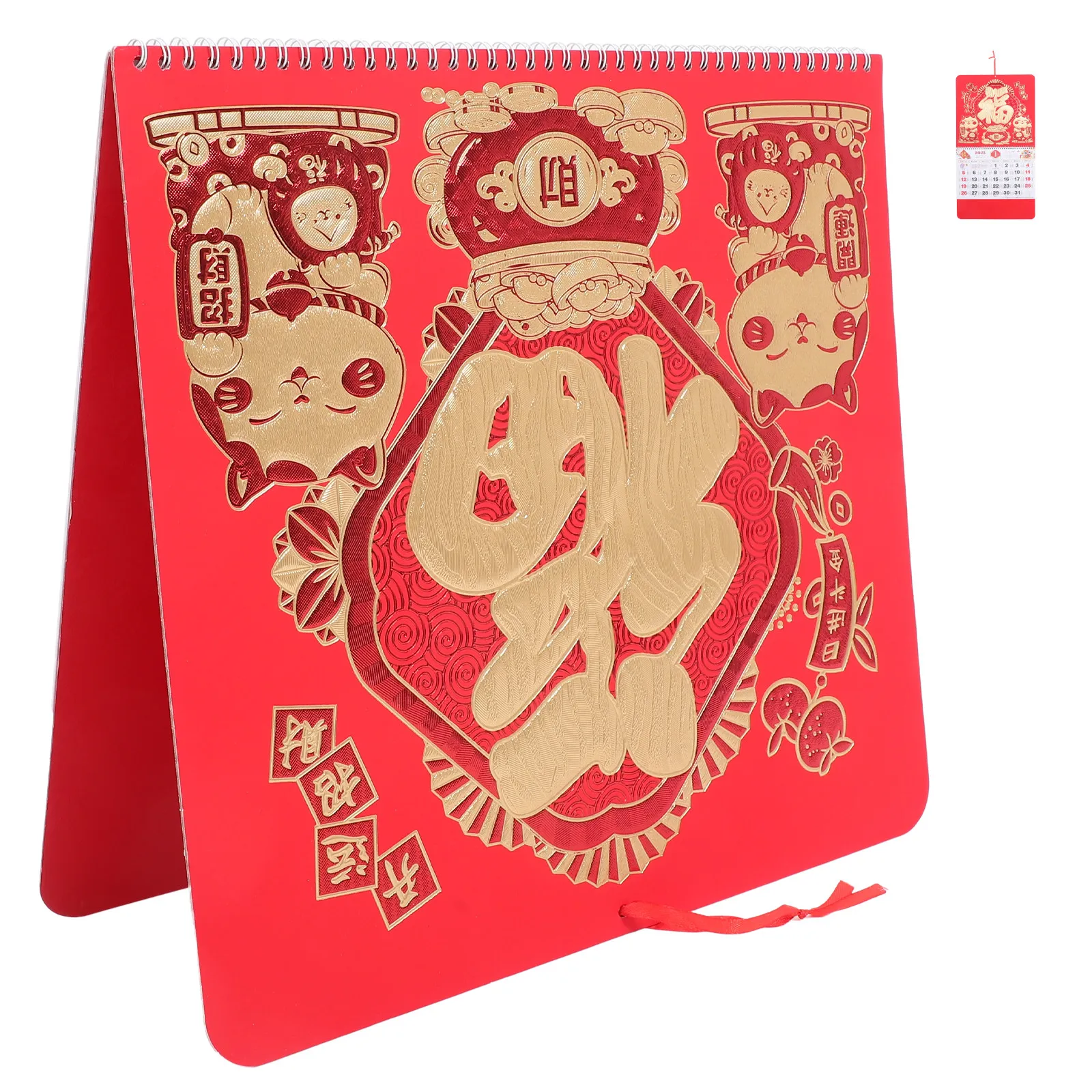 

Chinese Monthly Wall Calendar New Year Decorations Lunar Hanging Calendars 2025