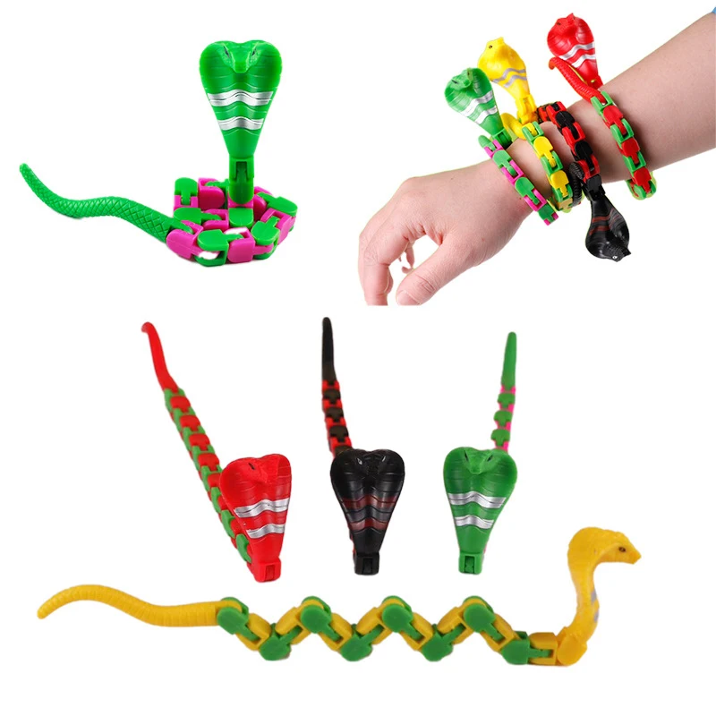 12PCS Wacky Tracks Snake Sensory Fidget Stress Relief ADHD Autism Anxiety Therapy Kids Toys Gag Gift Random Cool Stuff Funny