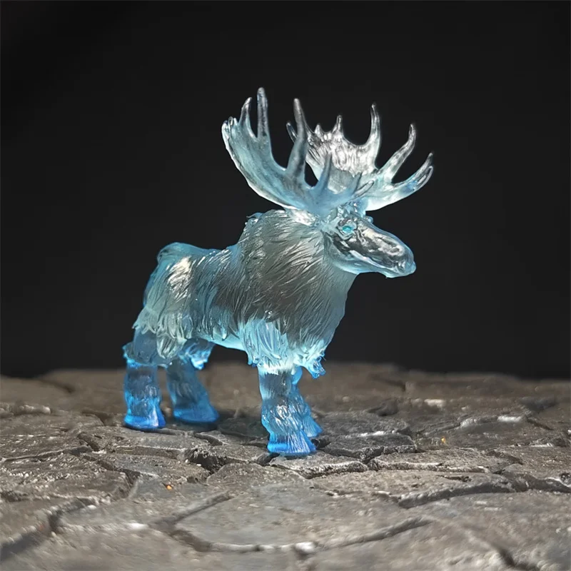 World of Warcraft Figure Hunter Pet Baby Ghost Reindeer Soul Beast Transparent Resin Model War Chess