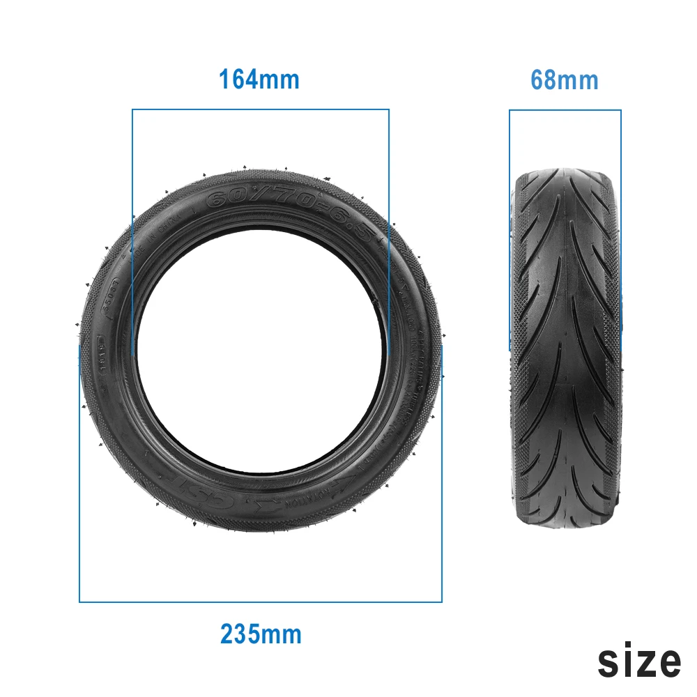 Original 10 Inch Tubeless Tire For Ninebot MAX G30 G30P G30D Electric Scooter CST 60/70-6.5 Front Rear Tyre Outer Tyres Wheels