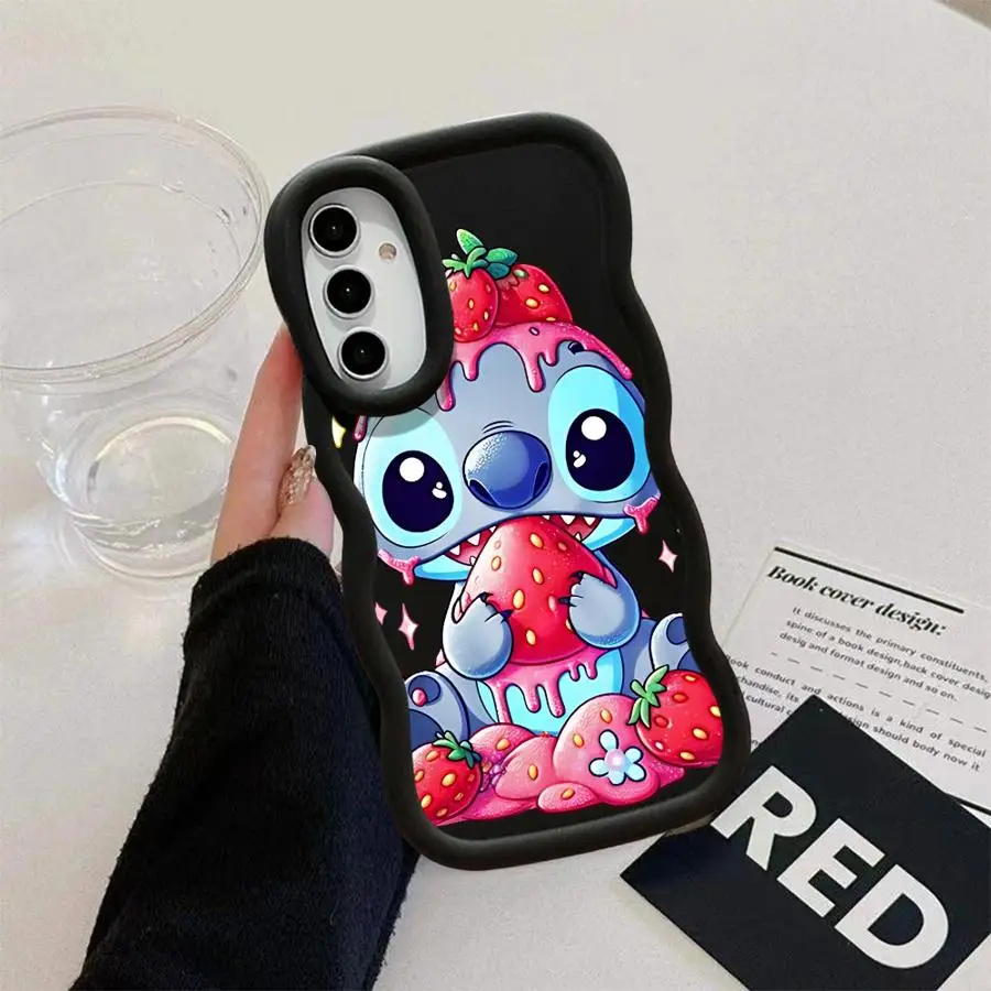 Disney Cute Stitch Custodia per Samsung Galaxy A54 A02 A06 A50 A51 A55 A56 A03 A73 A20 A04 A05 Morbido TPU