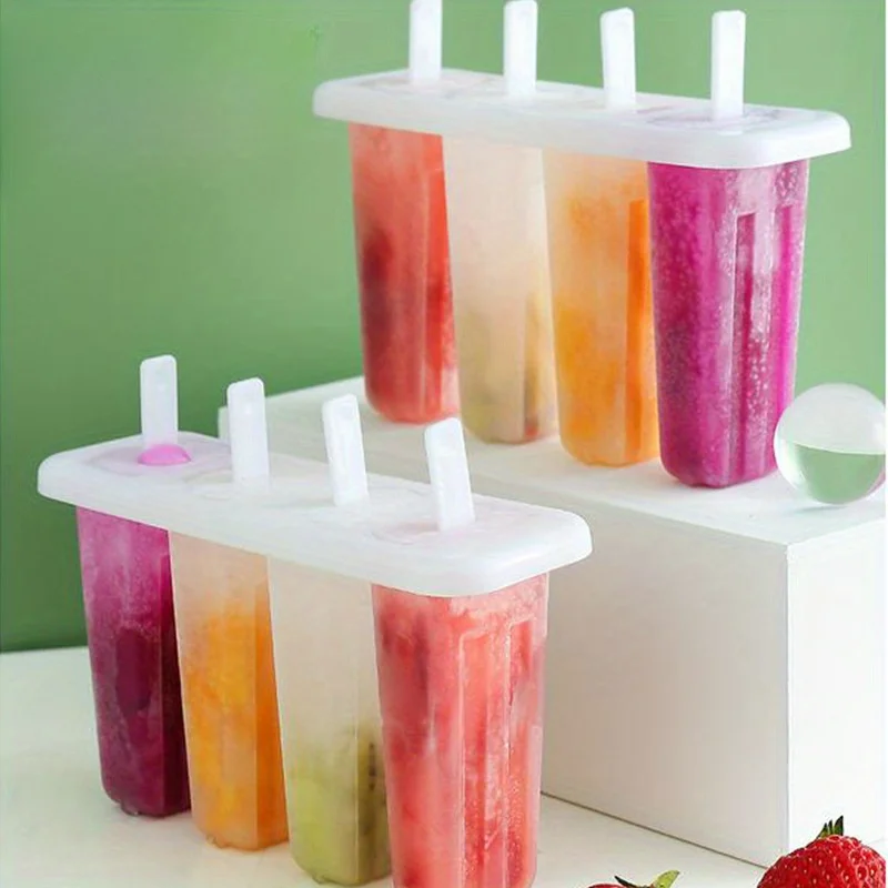 Eisformen-Set, DIY Wiederverwendbare Form für Joghurt-Frucht-Snacks, Gesunde Hausgemachte Leckereien für Partys – Detail 4