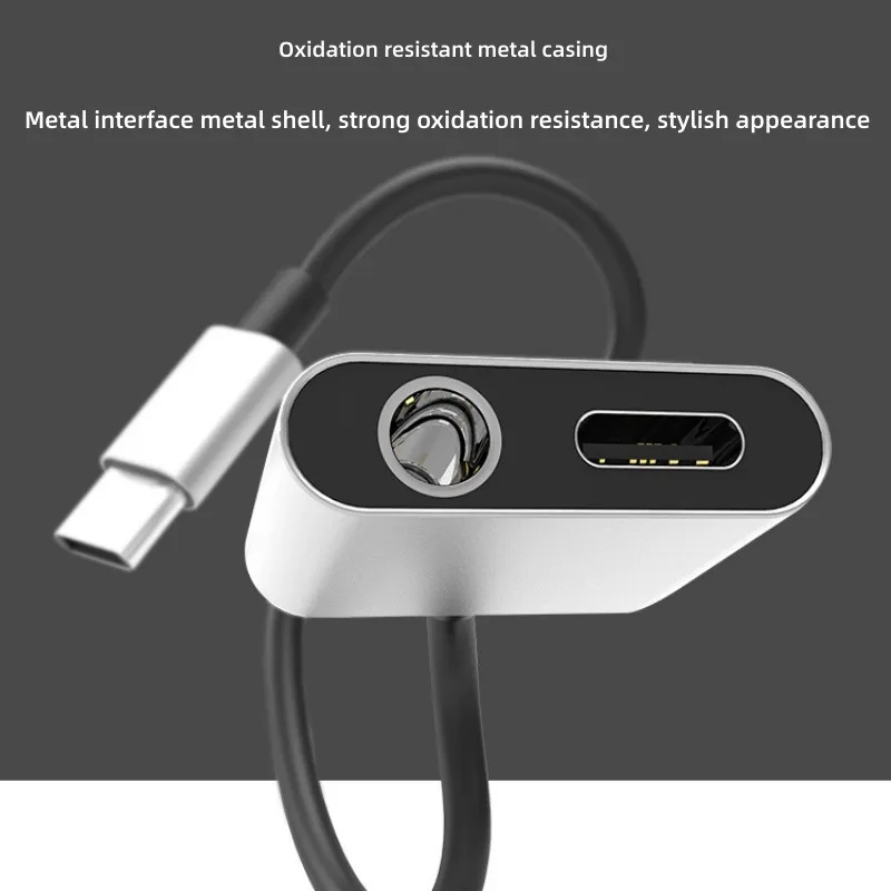 2 in 1 Audio Adapter Type C To 3.5mm Jack Type C Charging Aux OTG  Adapter For Samsung Xiaomi Huawei Wired Earphone Converter