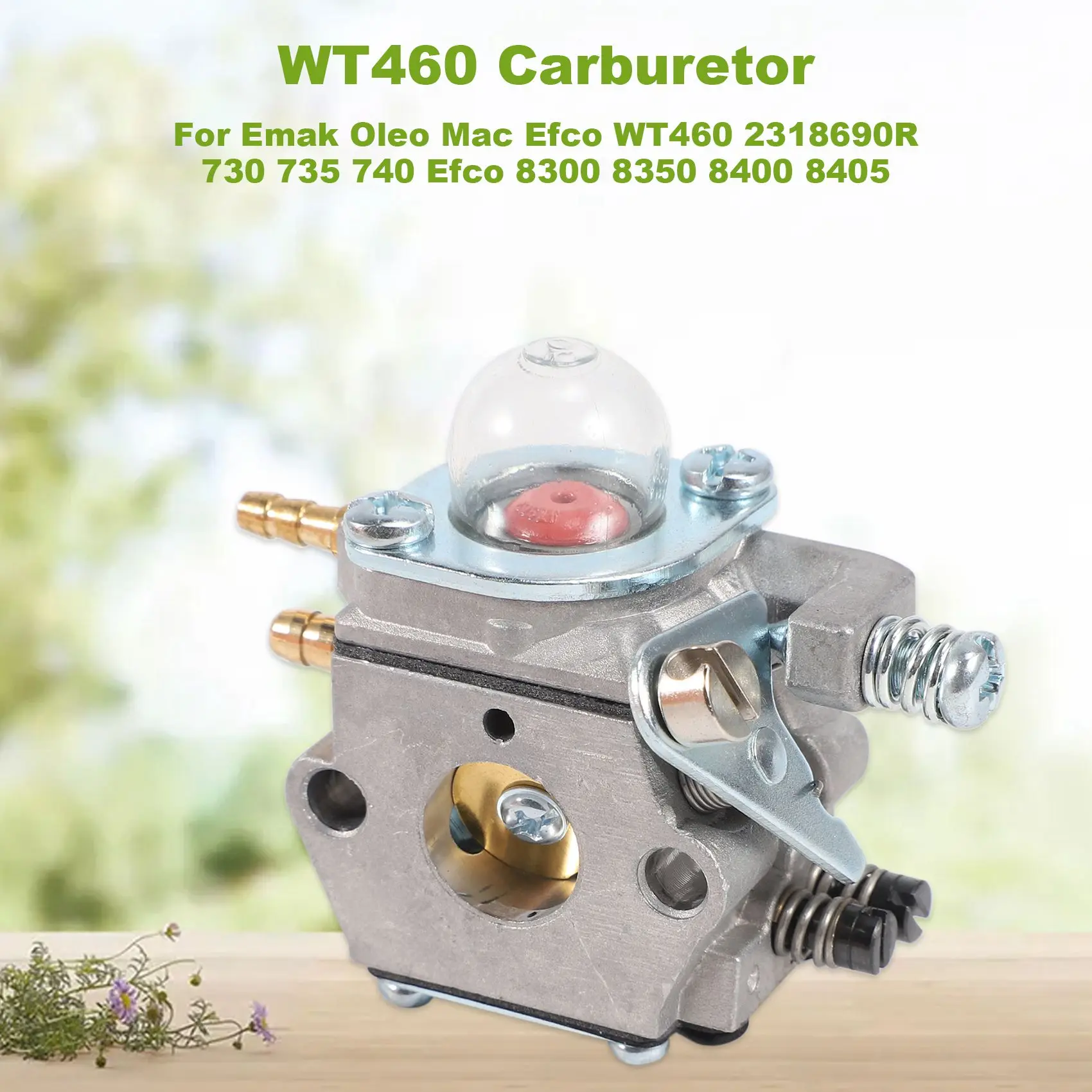 Carburateur pour Emak Oleo Mac, WT460, 2318690R, 730, 735, 740, 8300, 8350, 8400, 8405