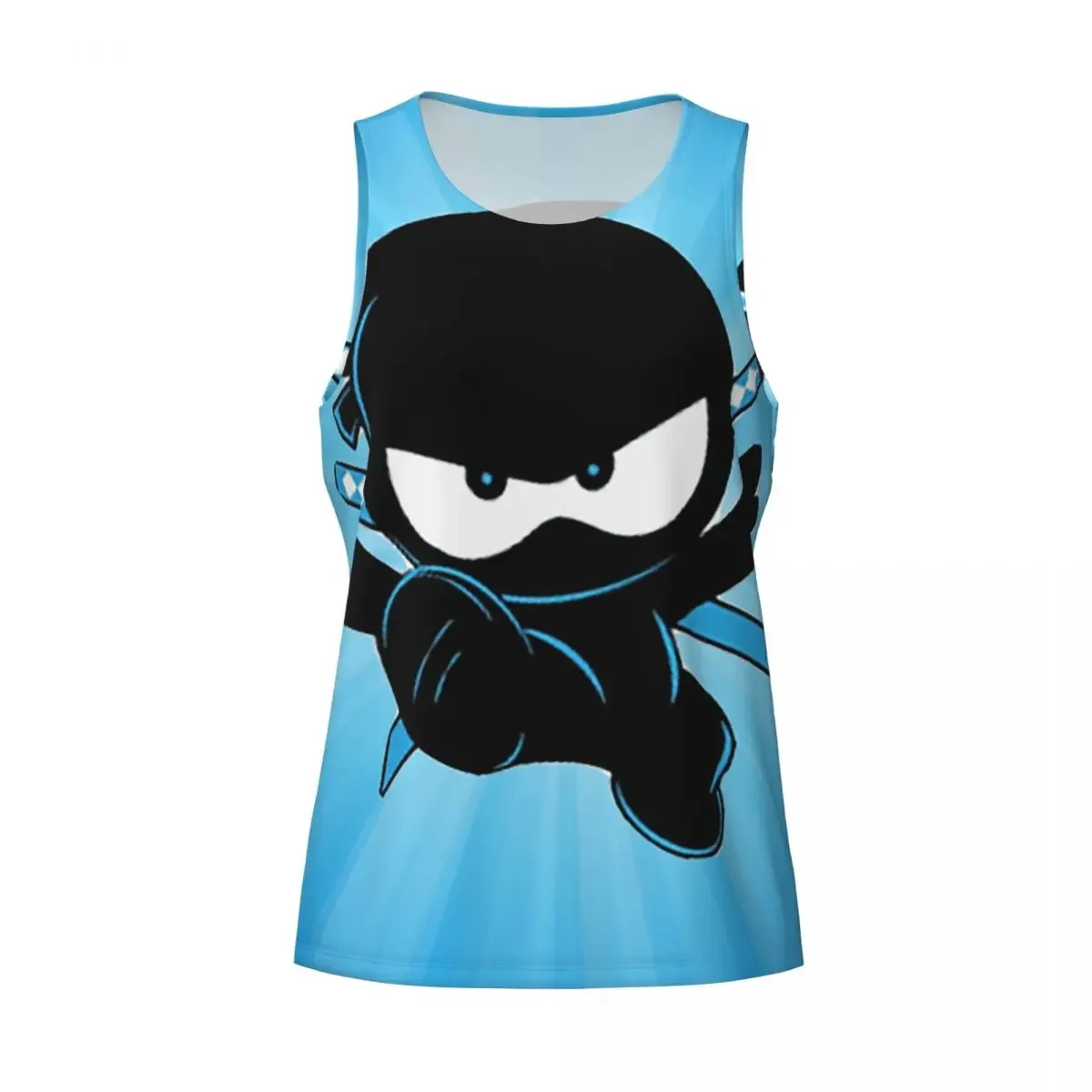Quick Dry Ninja Kidz Gym Tank Muscle Sleeveless Shirt Bodybuilding Breathable Vest