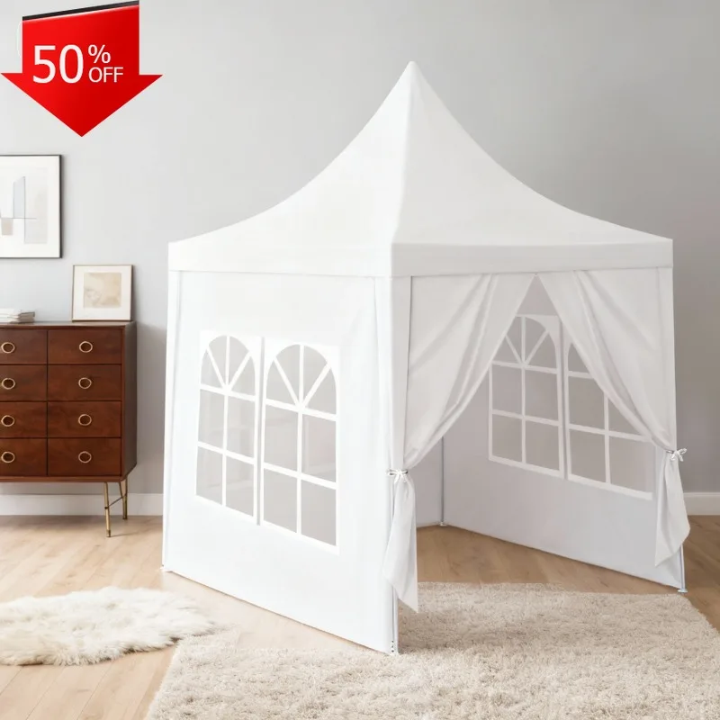 

Gazebos Outdoor Gazebo Camping Tents Exterior Roof Rain Pavilion Folding Tent Exterior Door Marquee Garden Events Vevor Canopy