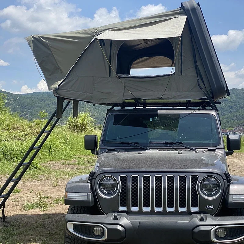 Factory Hot Selling Ized Roof Tent Fully Automatic Quick Opening Aluminum Alloy -Thin Ultra-Light Four-Season Camouflage Ou
