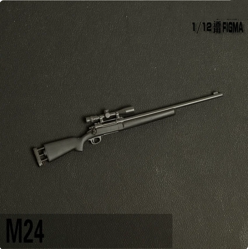 

1/12 Soldier Scene Accessories M24 Weapon Gun Props Resin Parts Model Toy For 6'' Action Figure Doll Body In Stock