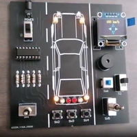 DIY Parts Car Driving Simulator DIY Soldering Practice Kit Electronic Project for Students Welding Practice