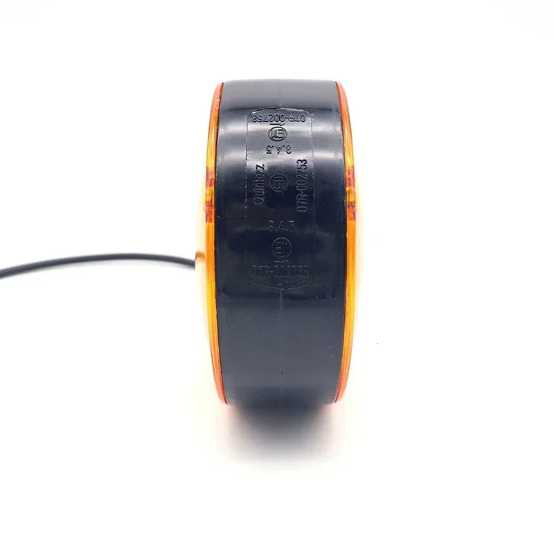 Trailer Truck Lorry Lollipop Earring Amber/Orange Mirror Side Marker Lamp Light 12V/24V Truck Trailer Lorry Caravans Van