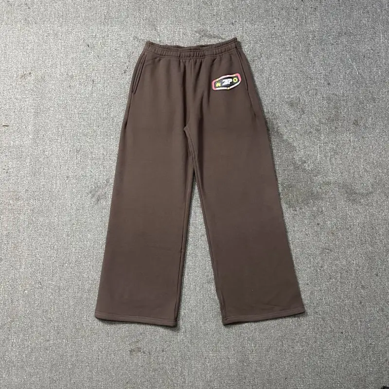 

Loose Street Sle Spor Men's And Women's Sweatpants Straight Leg High Waist Faionable Urban Long Pants Thiened Fce ...