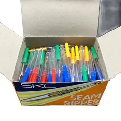 100Pcs Plastic Handle Seam Ripper Stitch Ripper Sewing Tool Ripper 109R Seam Ripper Thread Cutter Sewing Tool