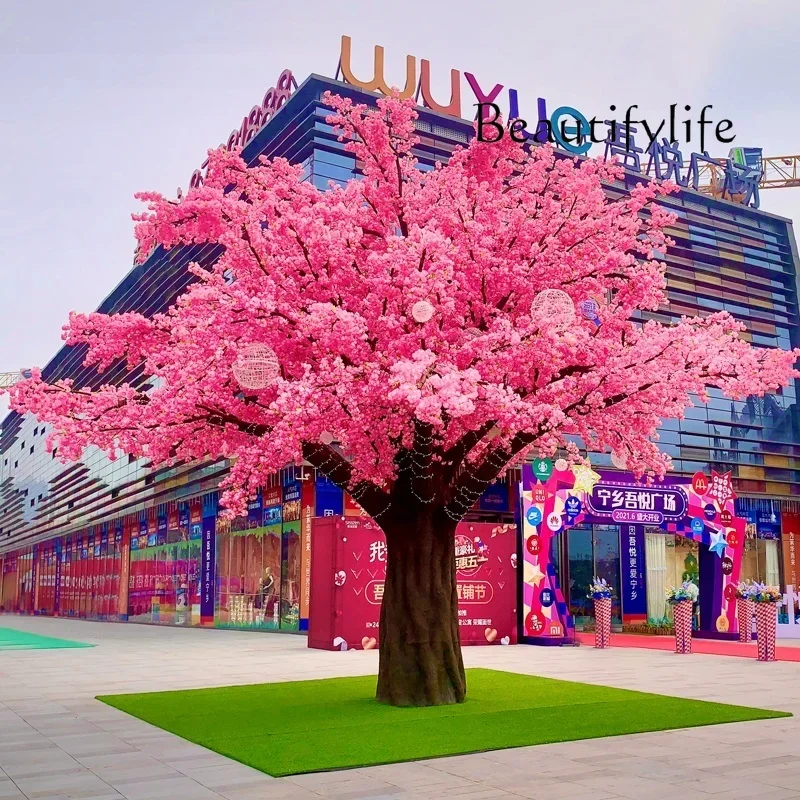 interior decoration  flower  wedding new year wish tree  Large simulated cherry blossom tree fiberglass fake tree