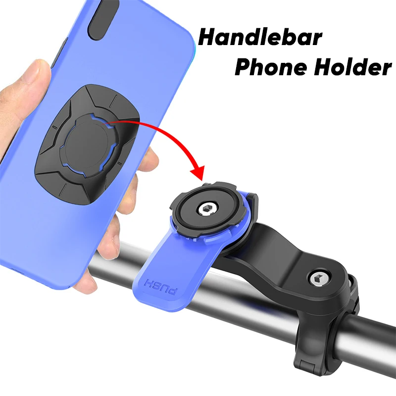 Bicycle Handlebar Phone Holder Handlebar Universal Phone Bracket VIBRATION DAMPENER Adjustable Motorcycle Mountain Bicycle Rack