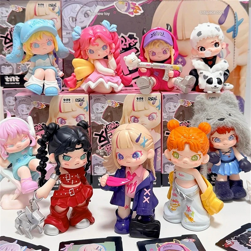Dora On My Way Series Blind Box TNT Surprise Bag Cute Action Figure Decor Anime Doll Mystery Desktop Model Toys Collectible Gift