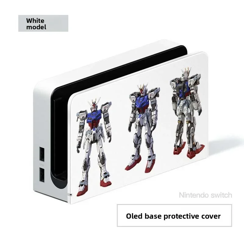 Мобильный костюм Gundam, защитный чехол для игровой консоли для Switch Oled, защитная крышка из ТПУ, защита от царапин, защитный чехол для OLED-консоли
