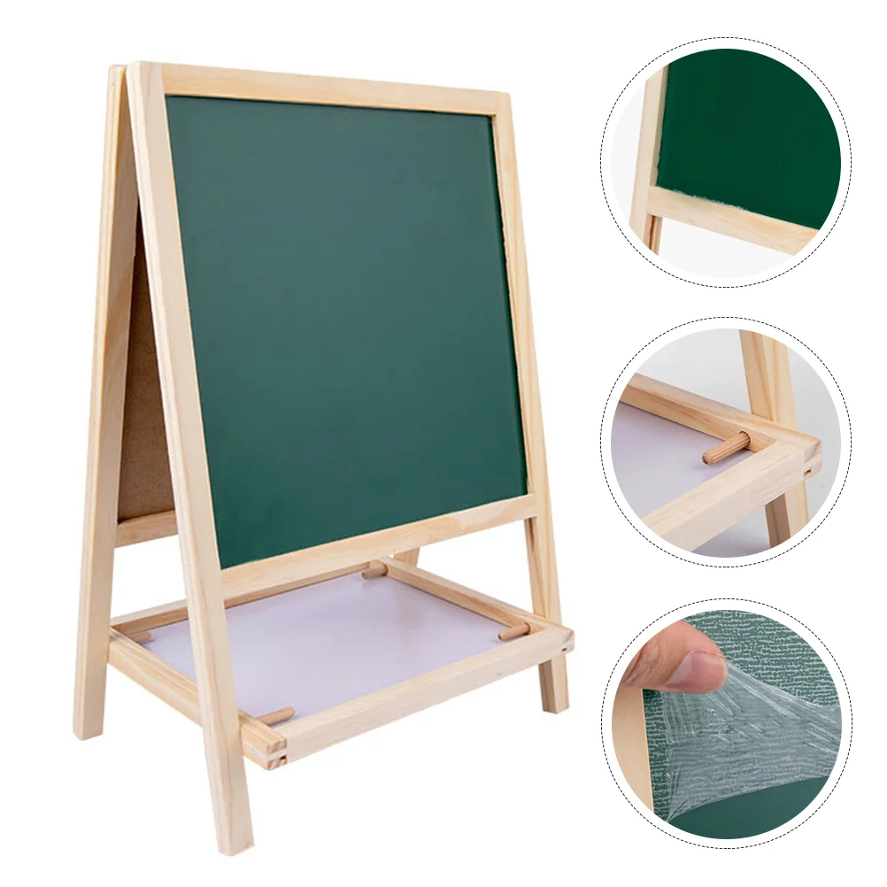 Garden Labels Stakes Standing Art Easel Tabletop Chalkboard Signs Double Sided Magnetic Board Drawing and Writing Board for Kids