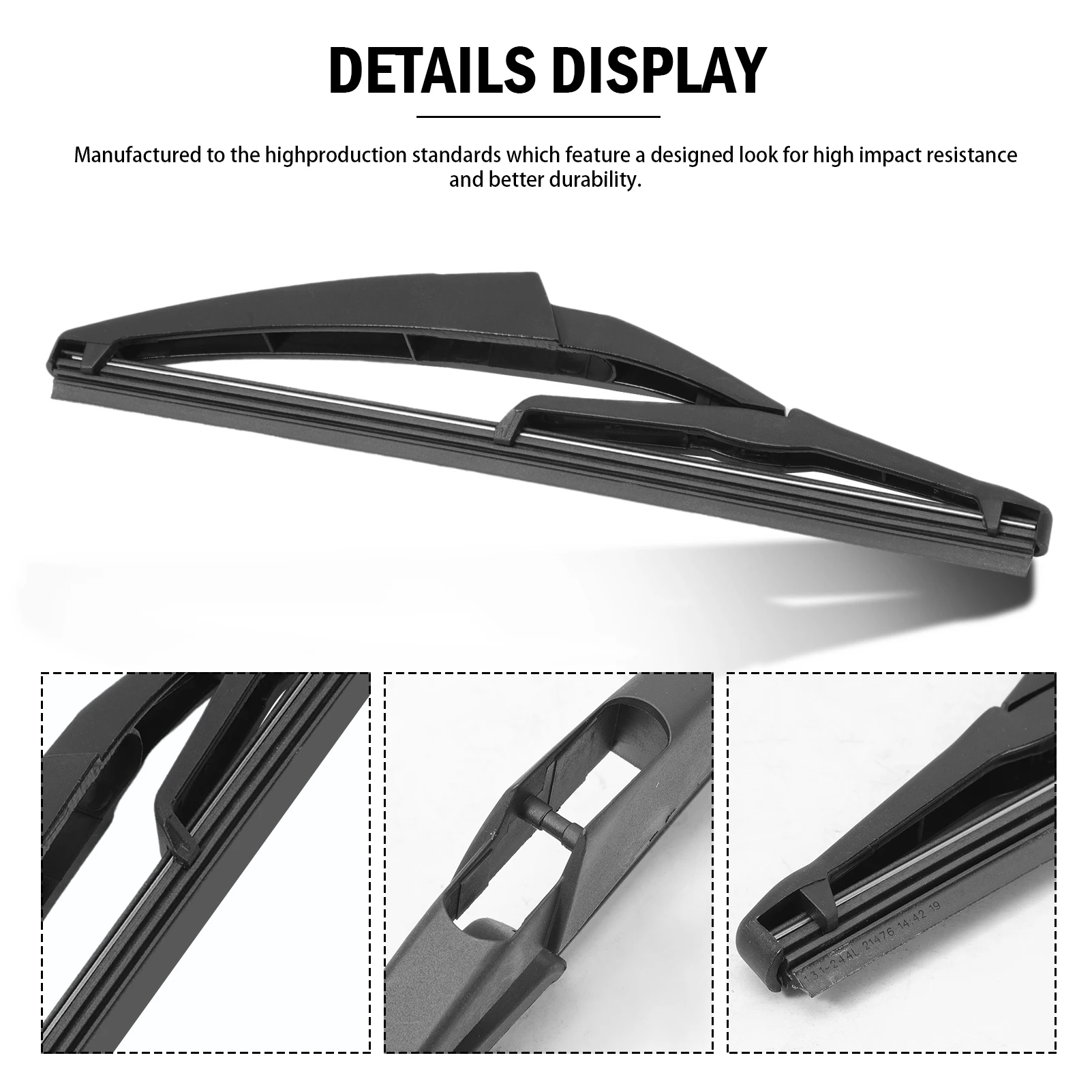 

Заднее чистящее лезвие, щетка стеклоочистителя, щетка стеклоочистителя 1638435580 для Citroen C5 Aircross 2018 г., рычаг стеклоочистителя для чистки заднего стекла