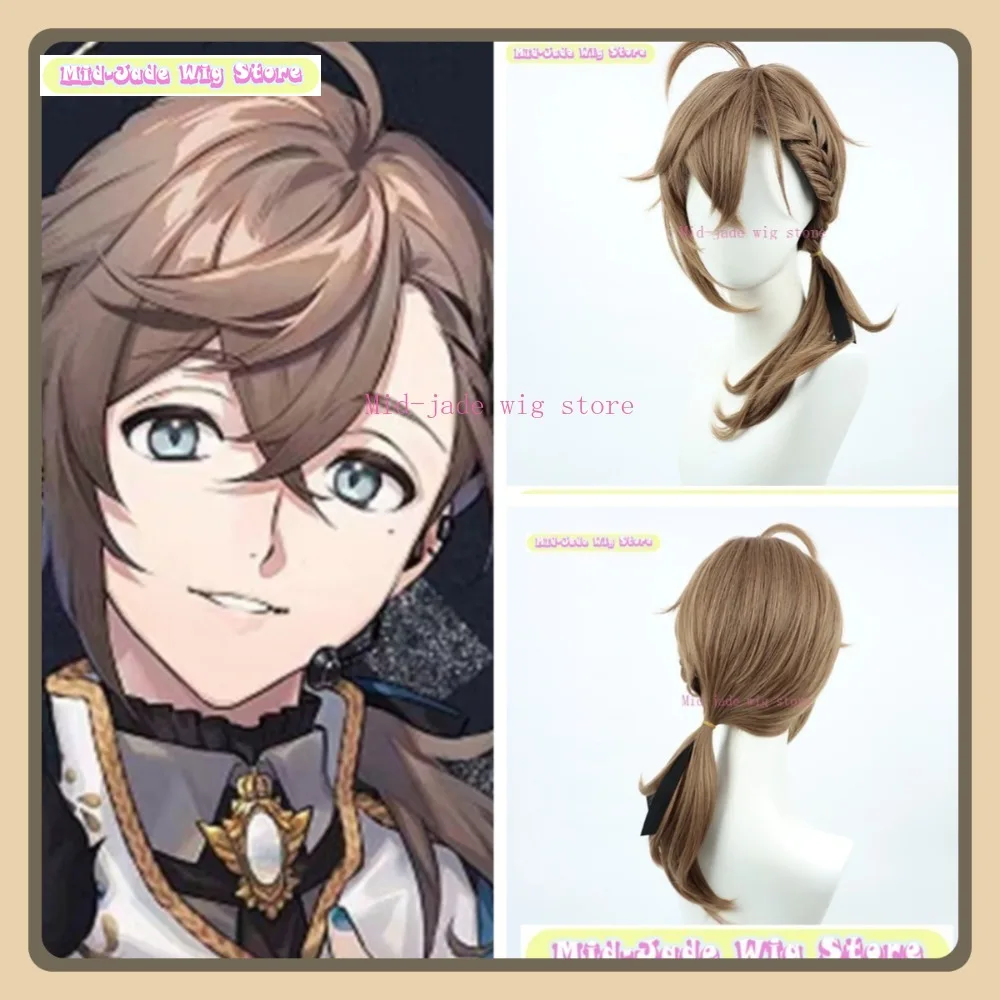 

Mid-jade Wig Store Nijisanji Kanae 4th Anniversary Cosplay Wig Anime Game Role-playing Halloween Costume Props Synthetic Hair