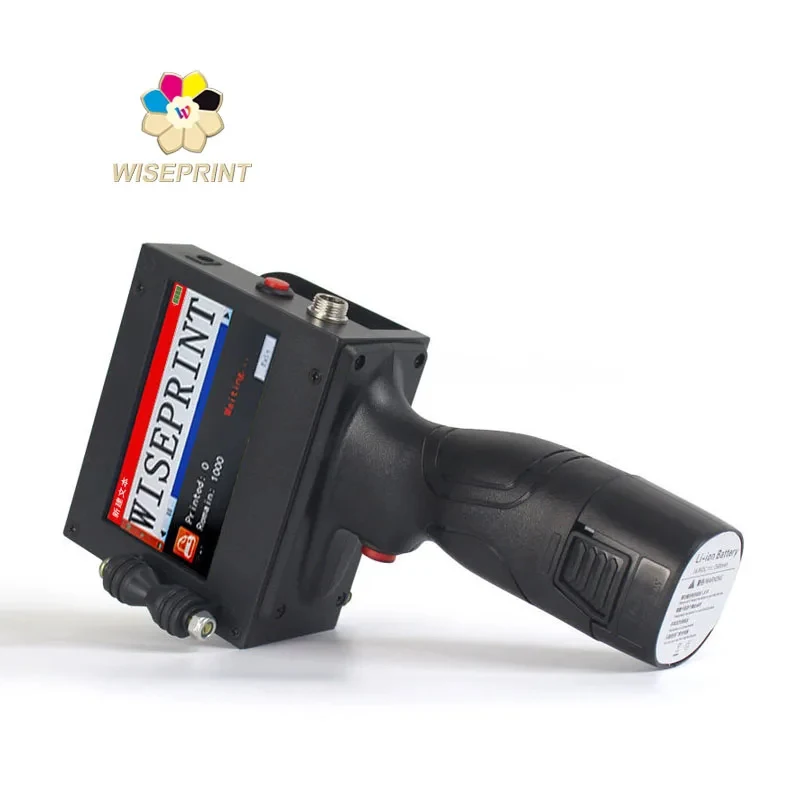 

Wiseprint Color Multi Language 4Colur 3D Fabric Portable Mini Date Code Handheld Inkjet Coding Printer