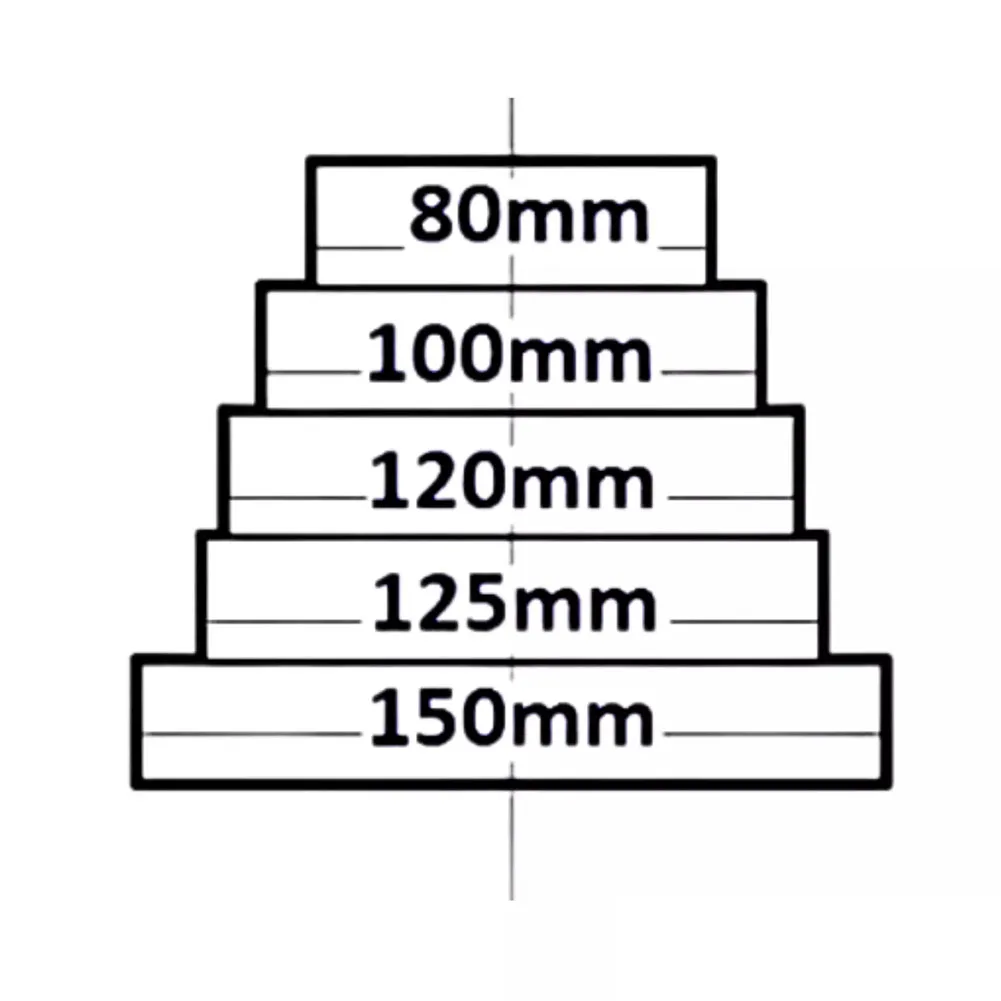 Reductor de conductos de plástico de diseño inteligente a medida para un movimiento de aire efectivo entre tamaños de tubos de 80 y 150 mm