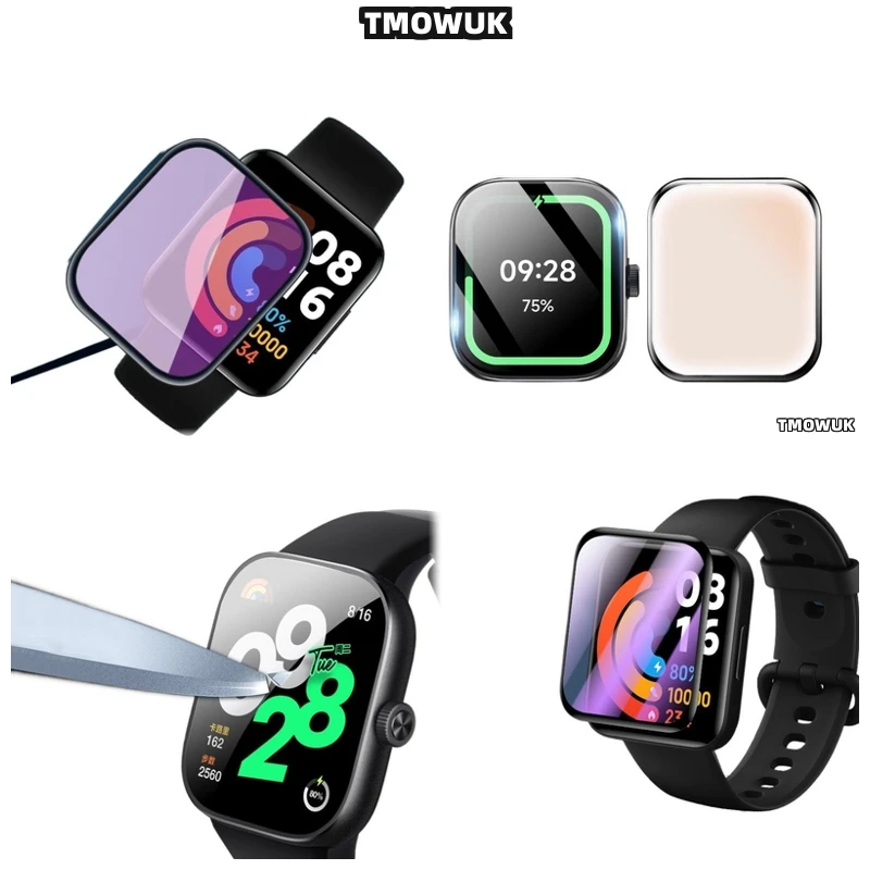 

For Xiaomi Redmi Watch 2 3 4 5 Lite Active, Invisible Shield PMMA, Anti-Scratch