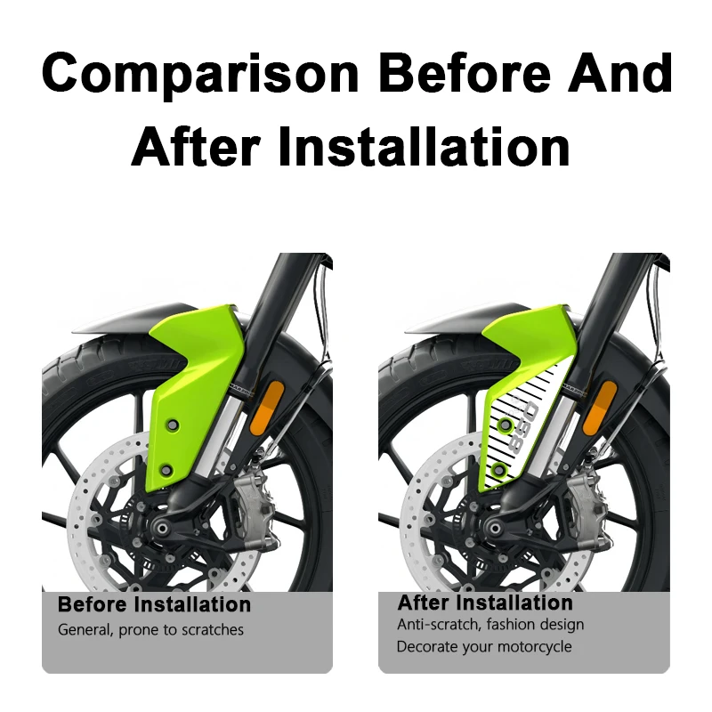 POSFIRA Motorcycle Front Fender Stickers Vinyl Decals for Triumph Tiger 850 Sport 2024-2025 Mudguard Decoration Accessories