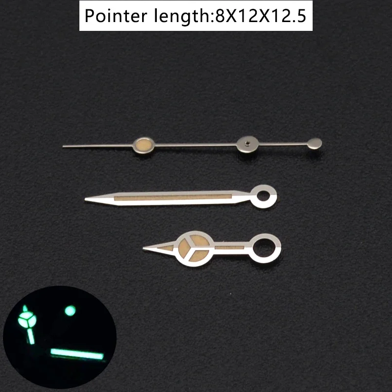 C3 Green Luminous SKX Hand Watch Hand Fit 7s26 NH36 NH35 Movement for SKX007 SKX009 SRPD SRP Turtle Series Case Watch Dial Part