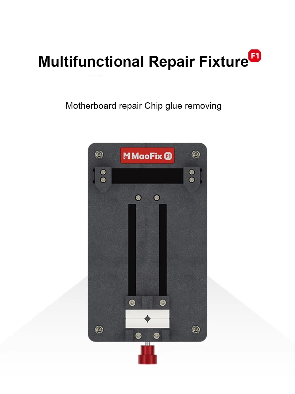 AMAOE MaoFix F1 Multifunctional Maintenance Fixture for iPhone X-16Pro Max PCB Holder Motherboard IC Chip Glue Removing Tool Set