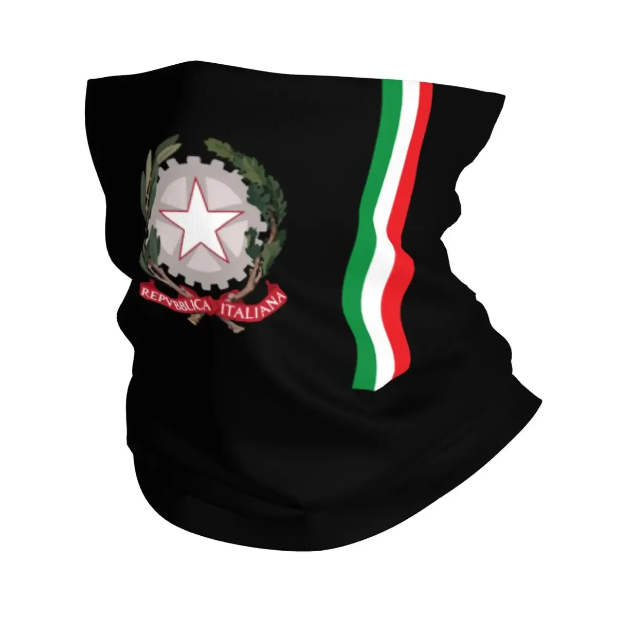 

Зимняя повязка на голову с флагом Италии на заказ, теплая повязка на голову для женщин и мужчин, походный велосипедный шарф-труба, итальянская патриотическая бандана для лица, гетры