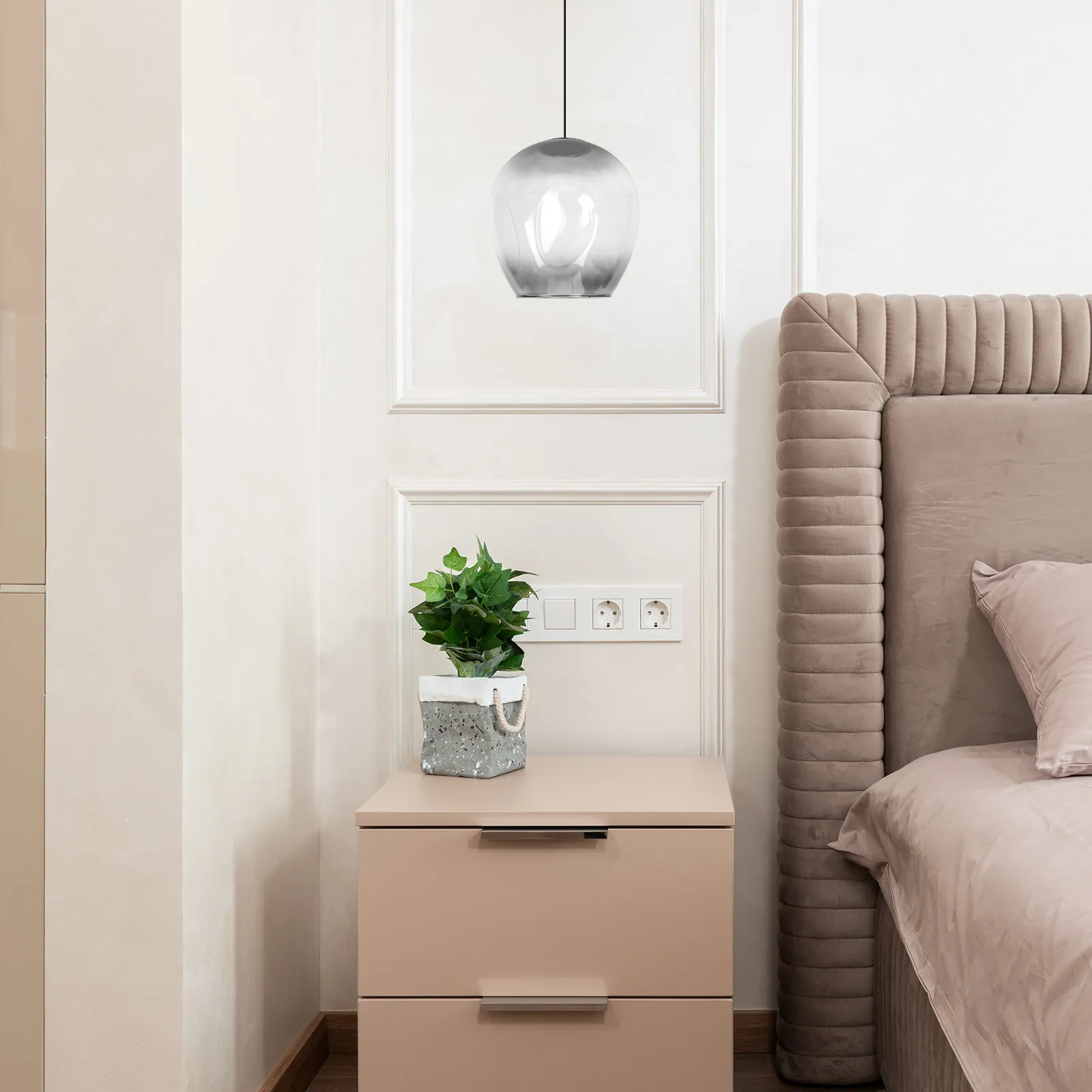 

Simple Glass Lampshade Round Clear Shade for Table Lamp Floor Light Wall Bedside Modern Home Decor Light Cover