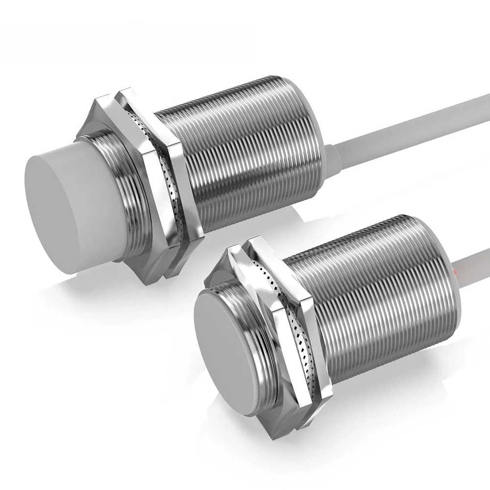 GTRIC M30 Capacitive Proximity Sensor 10-30VDC NPN PNP NO NC Flush Non-Flush Non-Metal Liquid Level Switch With 2M Cable