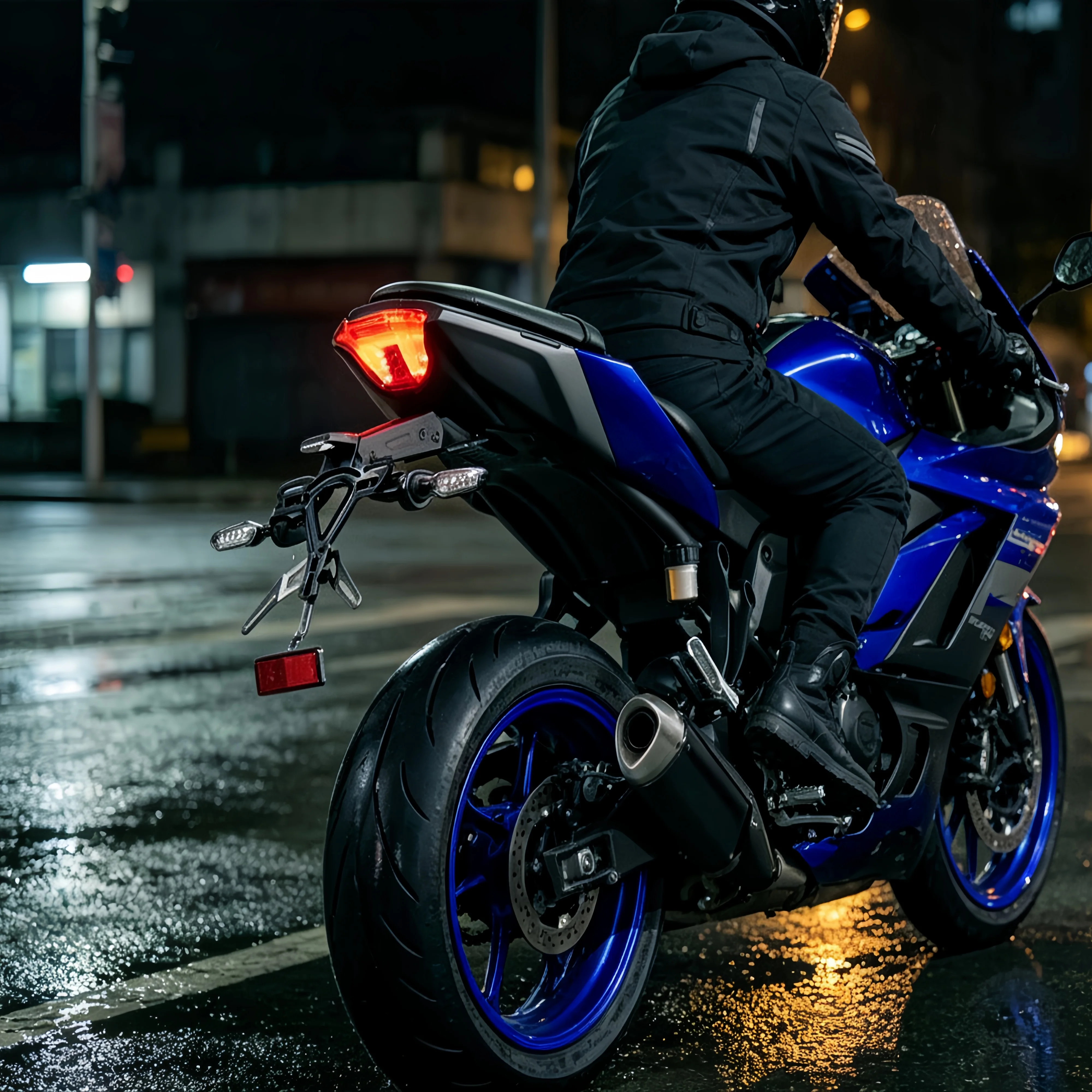 For YAMAHA MT-10 MT-10 SP 2022-2026 Accessories LED license plate holder Tail tidy Rear Fender License Plate Holder